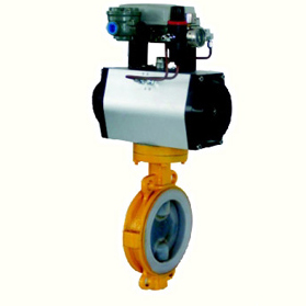 氣動襯氟調(diào)節(jié)蝶閥 氣動襯氟調(diào)節(jié)蝶閥